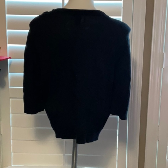 Chaps Black Women's Cardigan Sweater - Picture 4 of 8